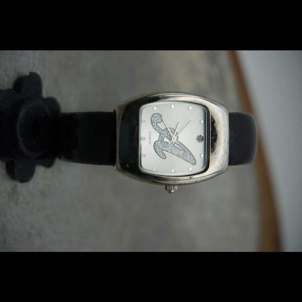 Vintage Blingy cuff bracelet watch 90's